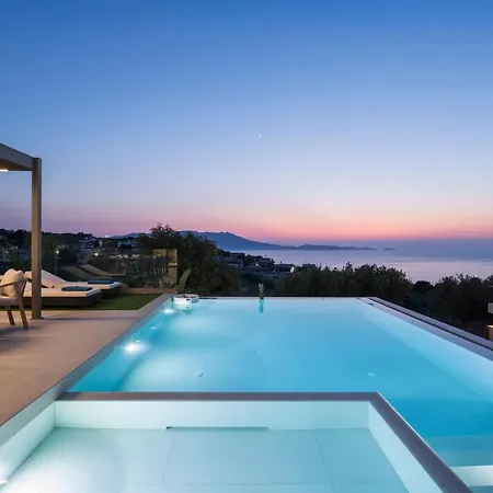Villa Ekphrasis With Sea View And Jacuzzi Ravdhoúkha