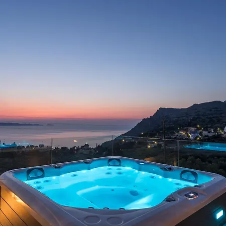 Ekphrasis With Sea View And Jacuzzi Villa Ravdhoúkha