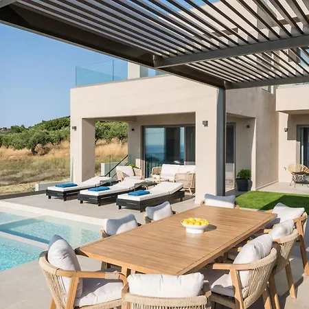 Villa Ekphrasis With Sea View And Jacuzzi Ravdhoúkha